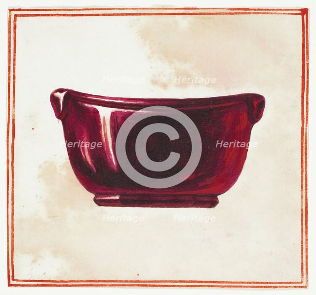 Purple Bowl, n.d. Creator: Giuseppe Grisoni.
