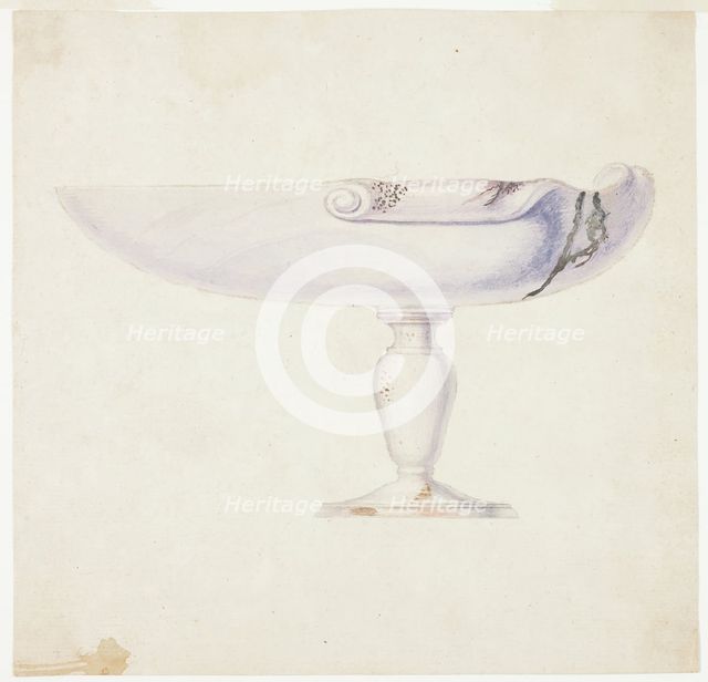 Purple Shell on a Stand, n.d. Creator: Giuseppe Grisoni.