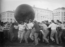 Push Ball Scrimmage, Columbia, between c1910 and c1915. Creator: Bain News Service