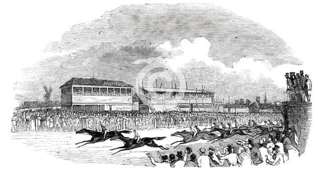 Pytchley Hunt Races, the Great Northamptonshire Stakes, 1844. Creator: Unknown.