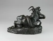 Python and a Gnu, cast c. 1934/35. Creator: Antoine-Louis Barye