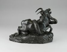 Python and a Gnu, cast c. 1934/35. Creator: Antoine-Louis Barye