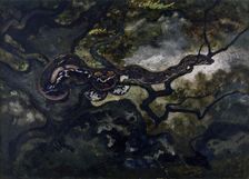 Python in a Tree, c1850-1860. Creator: Antoine-Louis Barye