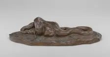 Python Swallowing a Doe, model 1840, cast possibly 1876/1914. Creator: Antoine-Louis Barye