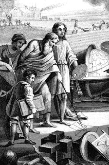 Pythagoras, Ancient Greek mathematician and philosopher, 6th century BC (1833). Creator: Unknown