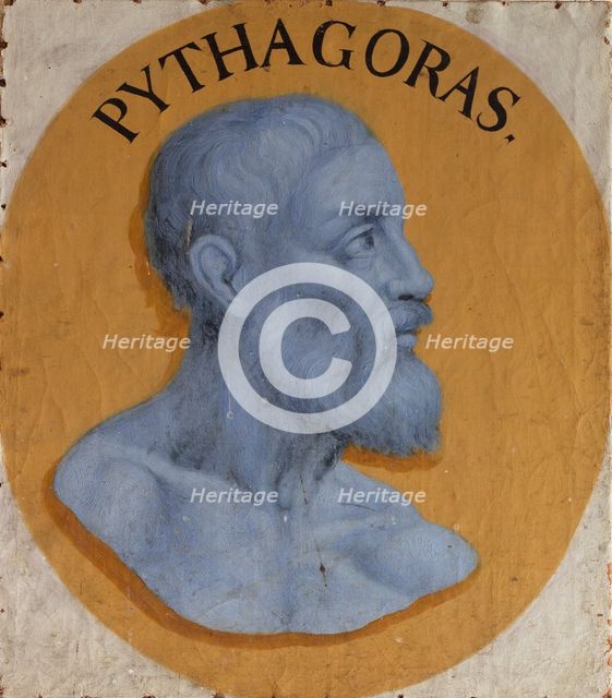 Pythagoras of Samos, c. 1650-1660. Creator: Sandrart, Joachim, von (1606-1688).