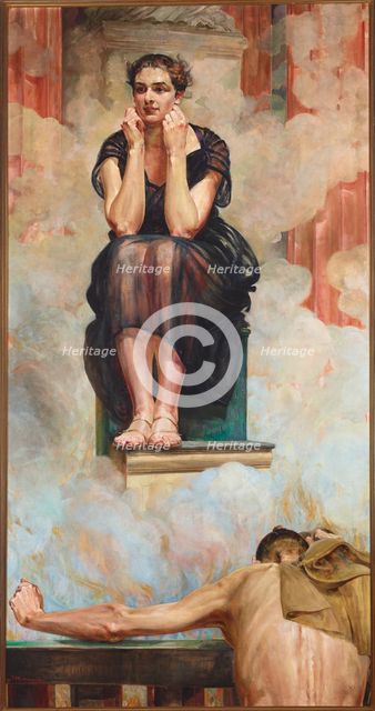 Pythia, 1917. Creator: Jacek Malczewski.