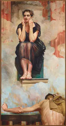 Pythia, 1917. Creator: Jacek Malczewski