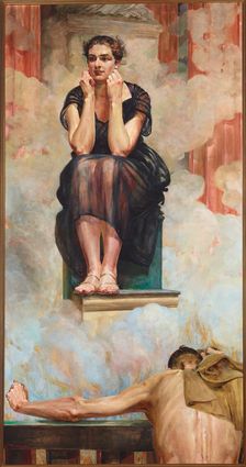 Pythia, 1917. Creator: Jacek Malczewski