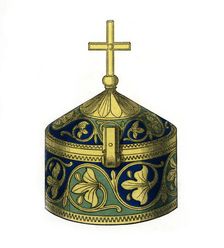 Pyx, 12th century, (1843).Artist: Henry Shaw