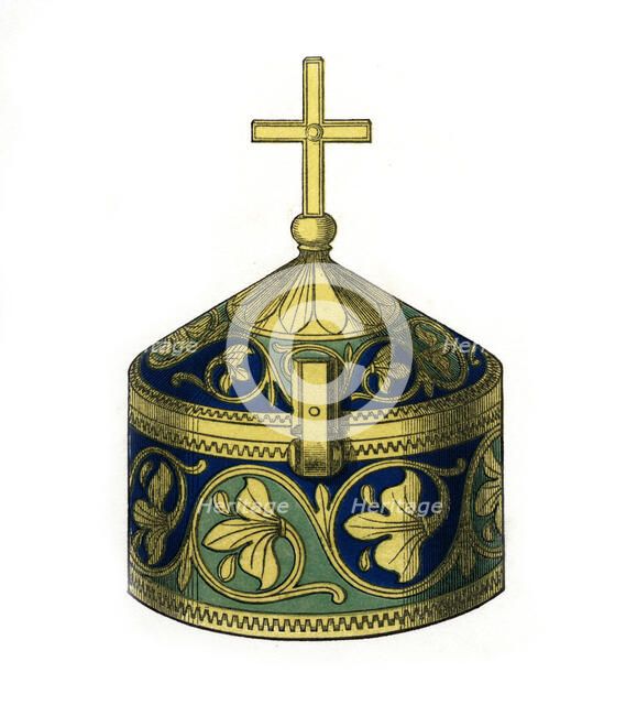 Pyx, 12th century, (1843).Artist: Henry Shaw