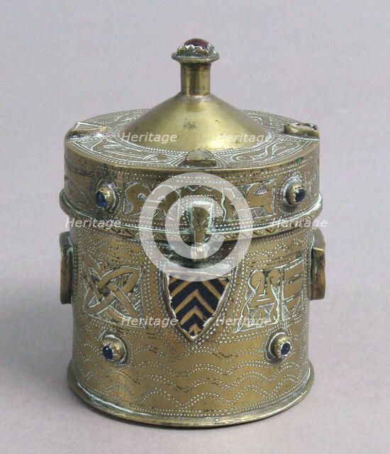 Pyx, Franco-Sicilian, 14th century. Creator: Unknown.