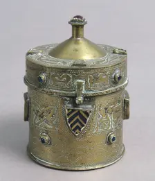 Pyx, Franco-Sicilian, 14th century. Creator: Unknown