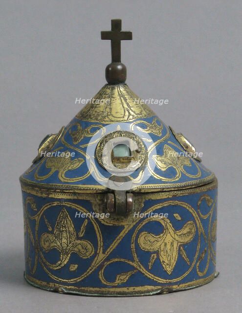 Pyx, French, 13th century. Creator: Unknown.