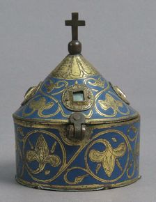 Pyx, French, 13th century. Creator: Unknown