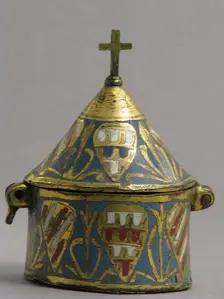 Pyx, French, ca. 1250-1300. Creator: Unknown