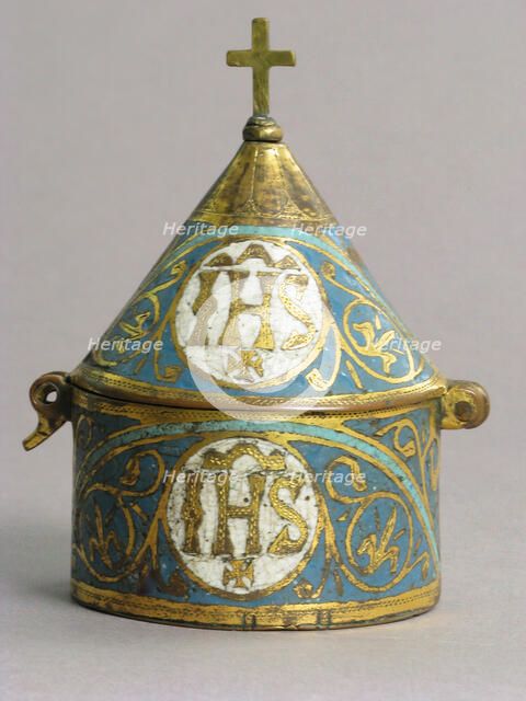 Pyx, French, ca. 1250. Creator: Unknown.