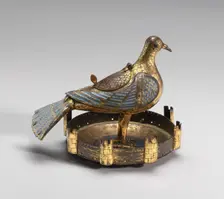 Pyx in the Form of a Dove, c. 1220/1230. Creator: Unknown