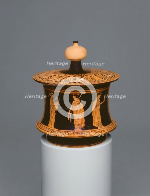 Pyxis (Container for Personal Objects), 430-420 BCE. Creator: Unknown.