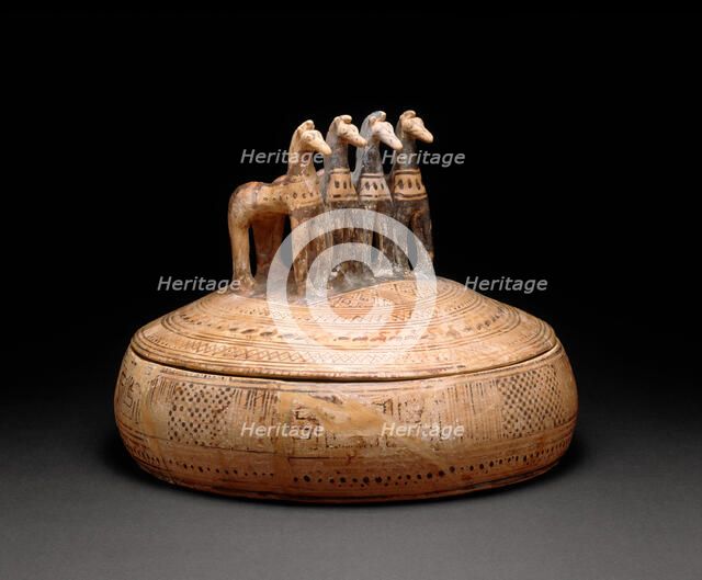 Pyxis (Container for Personal Objects), 730-720 BCE. Creator: Unknown.