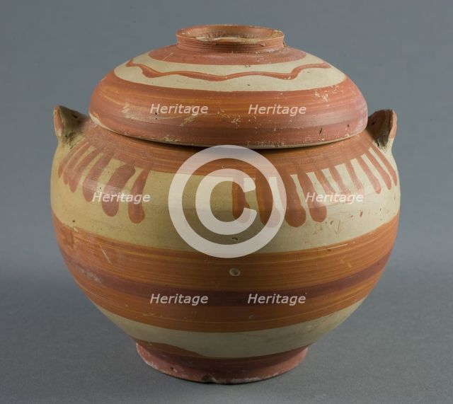 Pyxis (Container for Personal Objects), 7th-6th century BCE. Creator: Unknown.