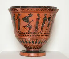 Pyxis (Container for Personal Objects), late 6th century BCE. Creator: Unknown