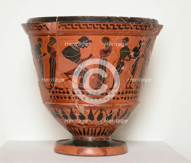 Pyxis (Container for Personal Objects), late 6th century BCE. Creator: Unknown.