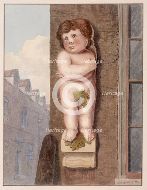 Pye Corner, London, 1812. Artist: George Shepheard