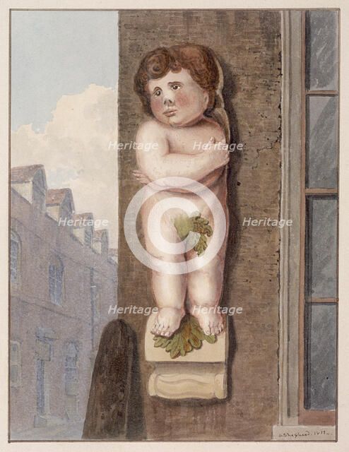 Pye Corner, London, 1812. Artist: George Shepheard