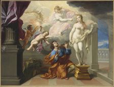 Pygmalion, 1695. Creator: Ghezzi, Giuseppe (1634-1721)