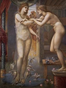 Pygmalion and the Image - The Godhead Fires, 1878. Creator: Sir Edward Coley Burne-Jones