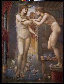 Pygmalion and the Image - The Godhead Fires, 1878. Creator: Sir Edward Coley Burne-Jones