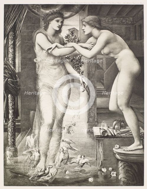 Pygmalion and the Image - The Godhead Fires, c1870s, (1900). Creator: Unknown.