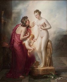 Pygmalion and Galatea, before 1819. Creator: Girodet de Roucy Trioson, Anne Louis (1767-1824)