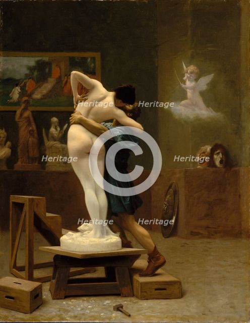 Pygmalion and Galatea, c. 1890. Artist: Gerôme, Jean-Léon (1824-1904)