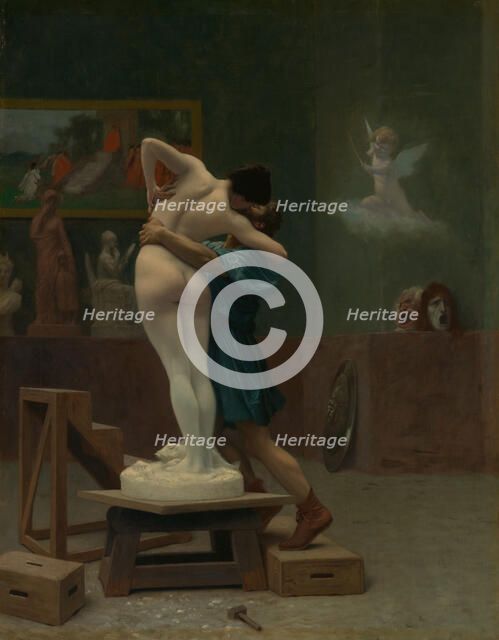 Pygmalion and Galatea, ca. 1890. Creator: Jean-Leon Gerome.