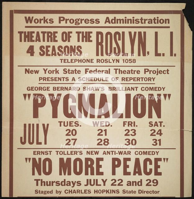 Pygmalion, Roslyn, NY, [1930s]. Creator: Unknown.