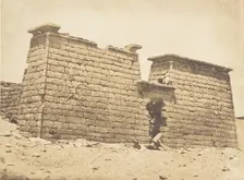 Pylones du Temple de Sébona, April 3, 1850. Creator: Maxime du Camp