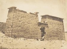 Pylones du Temple de Sébona, April 3, 1850. Creator: Maxime du Camp