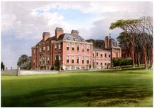 Pynes, Devon, home of the Northcote family, c1880