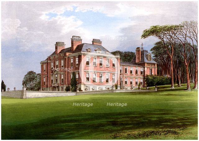 Pynes, Devon, home of the Northcote family, c1880. Artist: Unknown
