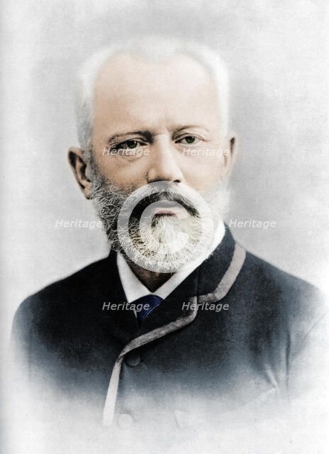 Pyotr Ilyich Tchaikovsky (1840 - 1893), Russian composer. Artist: Charles Reutlinger.