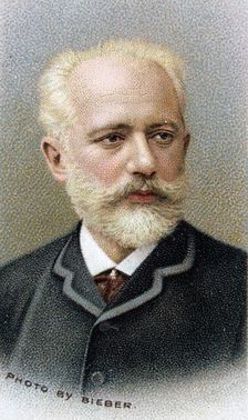 Pyotr Ilyich Tchaikovsky, 19th century Russian composer, 1912