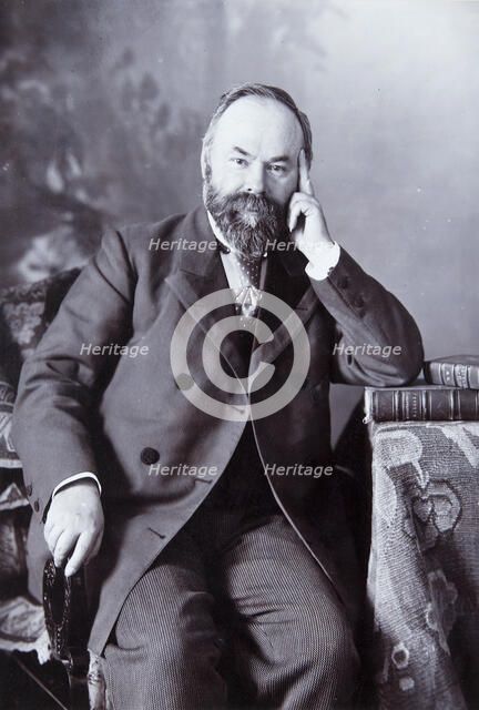 Pyotr Shchukin, Russian art collector, c1890-c1900. Artist: Andrei Osipovich Karelin