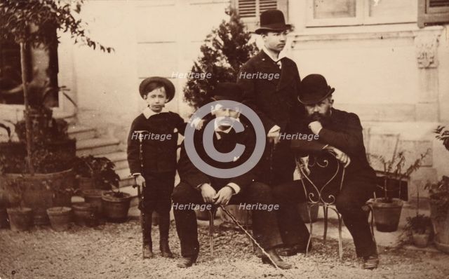 Pyotr Tchaikovsky (1840-1893), Modest Tchaikovsky (1850-1916), Nikolai Conradi (1869-1922) and Alexe