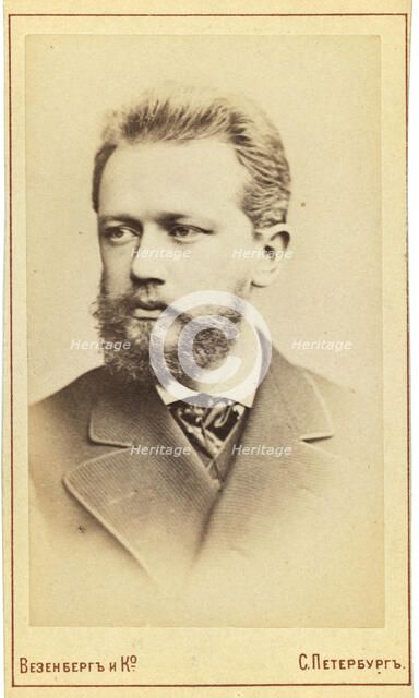 Pyotr Tchaikovsky, Russian composer, 19th century.  Artist: Wesenberg