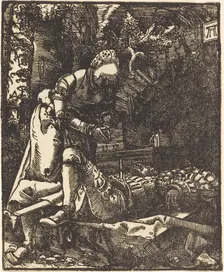 Pyramus and Thisbe, 1513. Creator: Albrecht Altdorfer