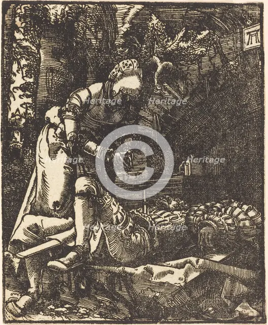 Pyramus and Thisbe, 1513. Creator: Albrecht Altdorfer.