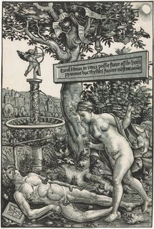 Pyramus and Thisbe, c. 1510. Creator: Hans Wechtlin (German, 1480/85-aft 1526)