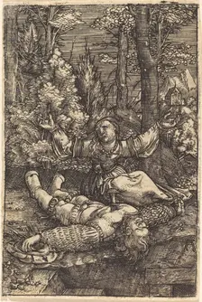 Pyramus and Thisbe, c. 1515/1518. Creator: Albrecht Altdorfer